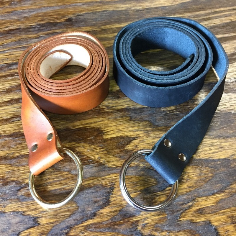 Black Double Ring Belt | Ally Fashion