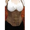 Buckled Leather Underbust Corset