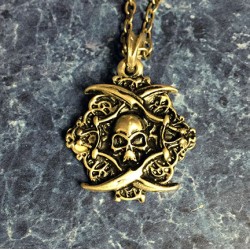Skull and Bones pendant