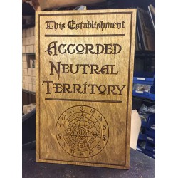 Accorded Neutral Territory Sign