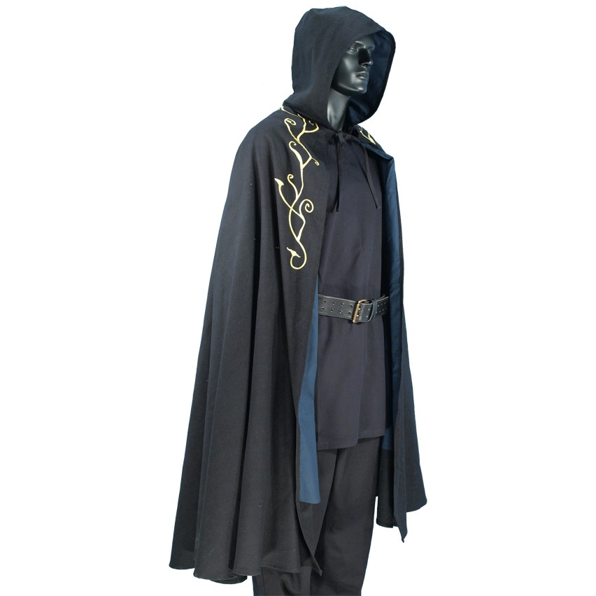 NUMJAW Medieval Cloak with Hood