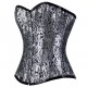 Silver Flourish Victorian Corset
