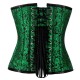 Green Flourish Victorian Corset