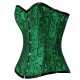Green Flourish Victorian Corset
